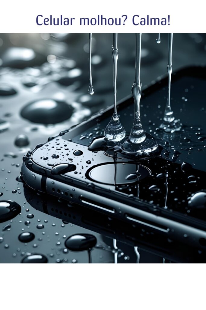 Seu celular molhou? Não coloque no arroz!